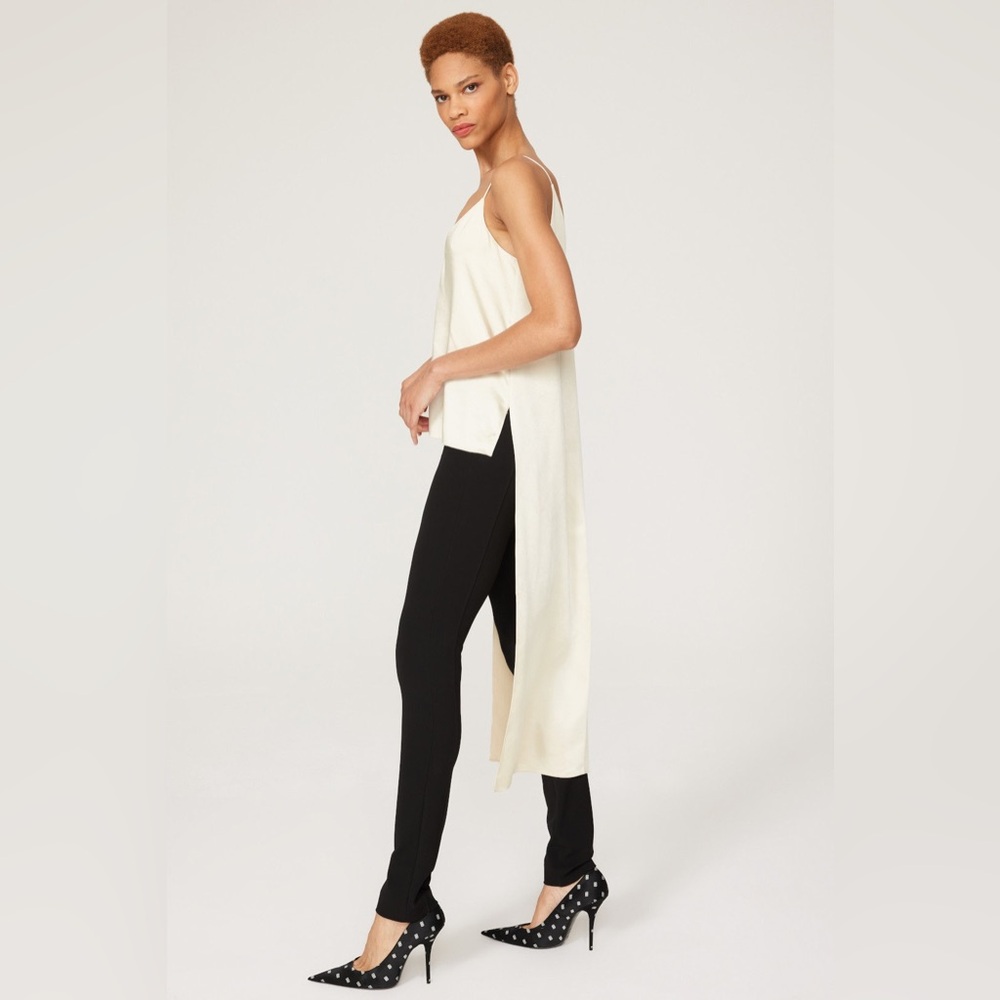 OBANDO Collective Cream High Low Tank Top Size 4